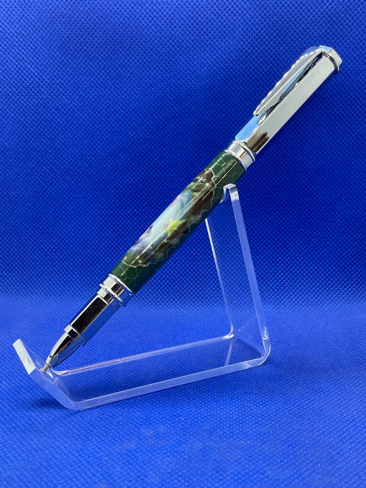 Vertex Rollerball Pen- Hand Painted Fantasy Scene