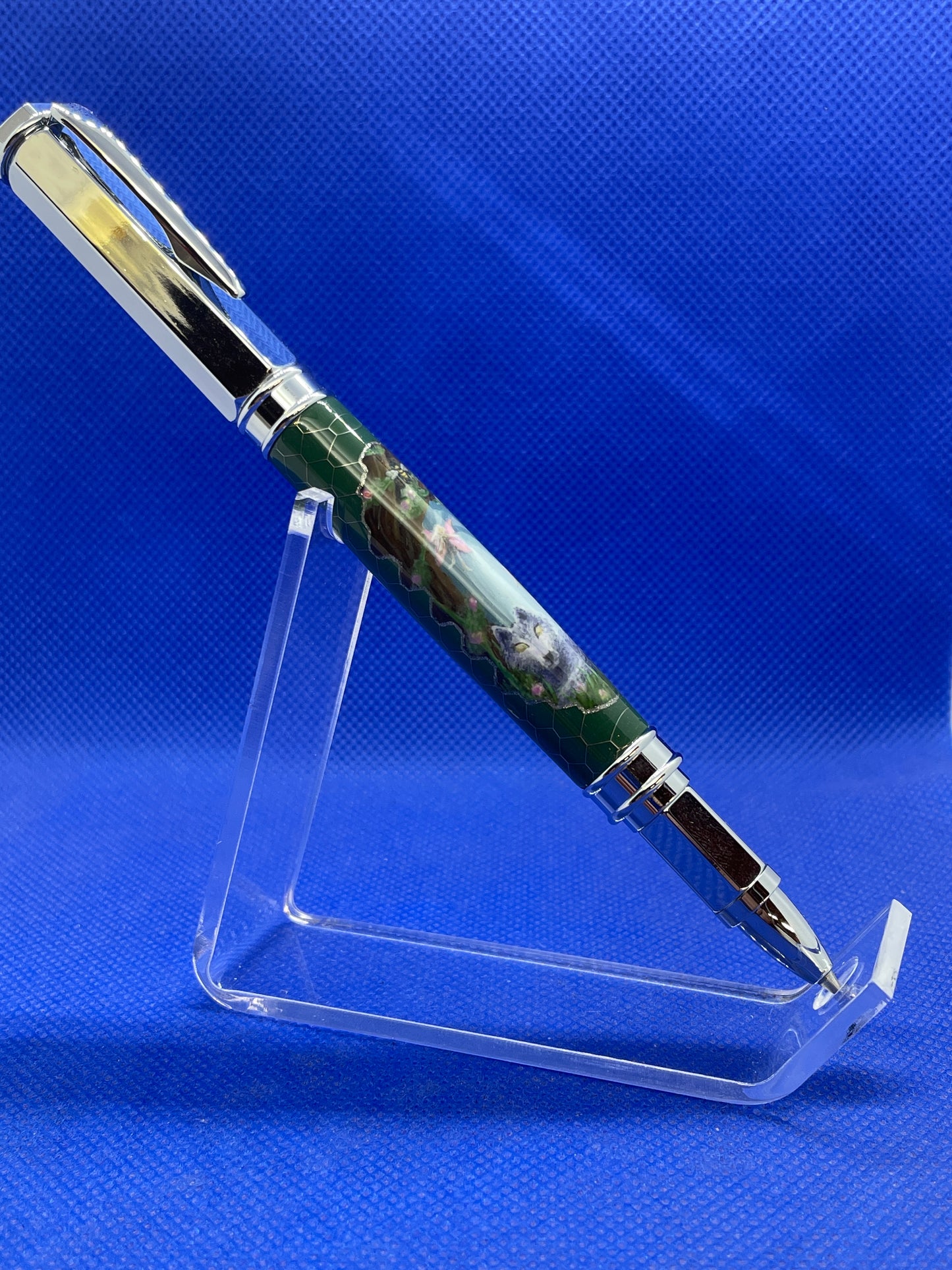 Vertex Rollerball Pen- Hand Painted Fantasy Scene