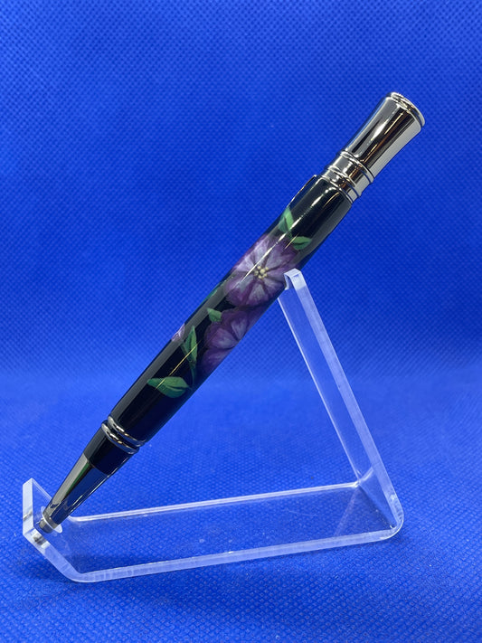 Executive Hand Painted Floral Ballpoint Pen