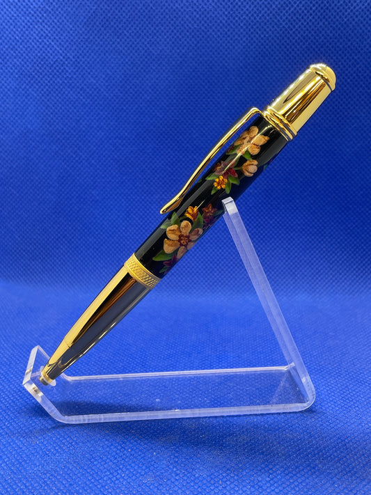 Aurora "Golden Floral" Ballpoint Pen