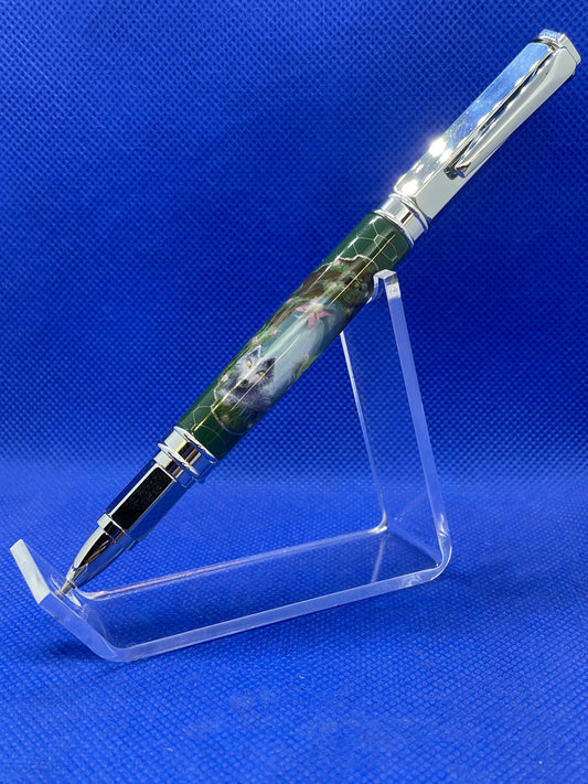 Vertex Rollerball Pen- Hand Painted Fantasy Scene