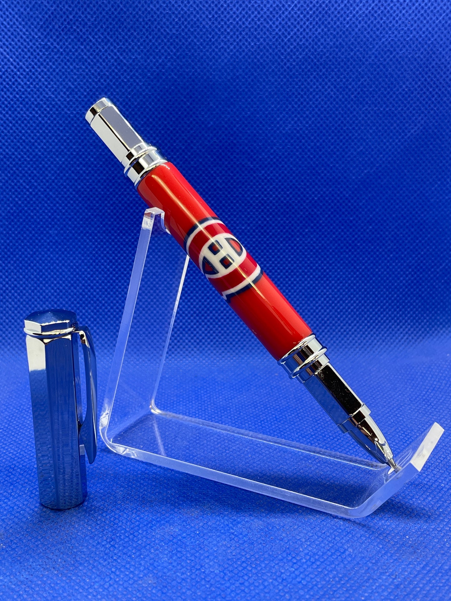 Hand Painted Vertex Rollerball Pen