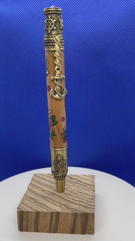 Flash Tattoo Nautical Pen