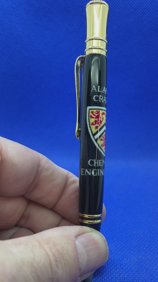 Hand-Painted Corporate Ballpoint Pen